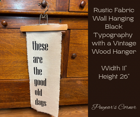 Canvas Hanger Good Old Days